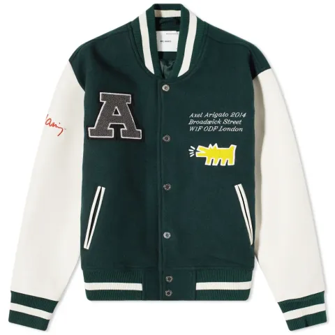 Keith Haring Varsity Bomber