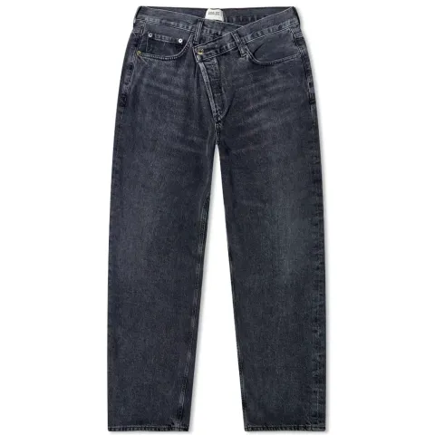 Criss Cross Straight Leg Jeans
