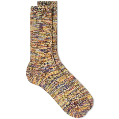 5 Colour Mix Crew Sock