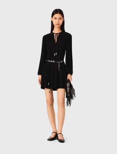 Short pleated dress