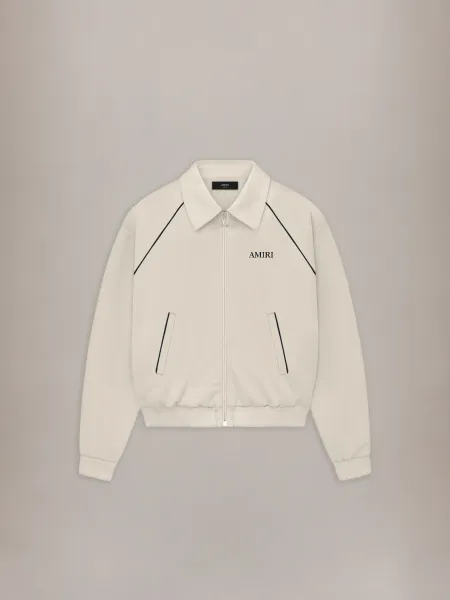 TRACK JACKET - Alabaster