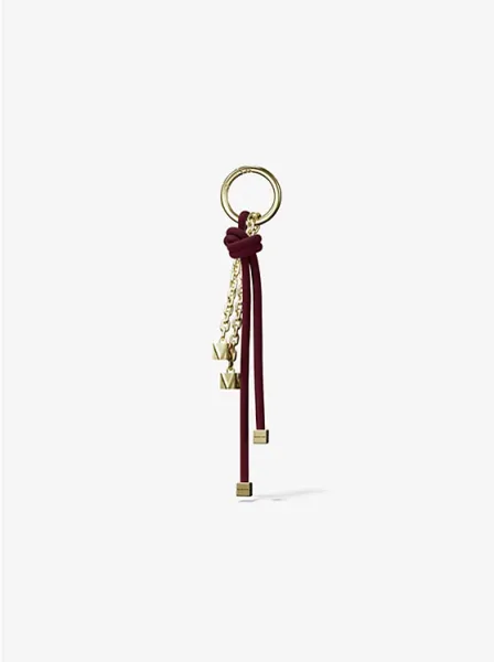 Gold-Tone and Cord Bag Charm