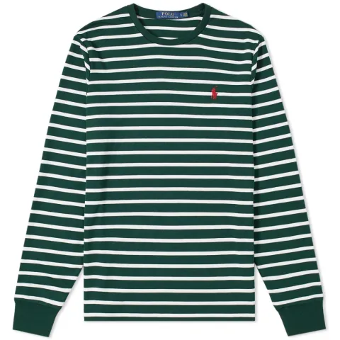 Long Sleeve Pima Stripe Tee