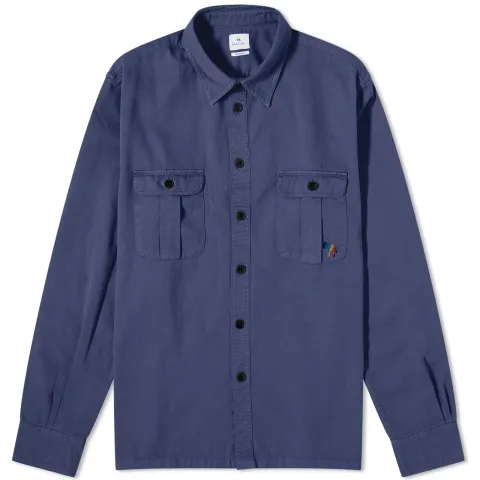 Broad Stripe Zebra Overshirt