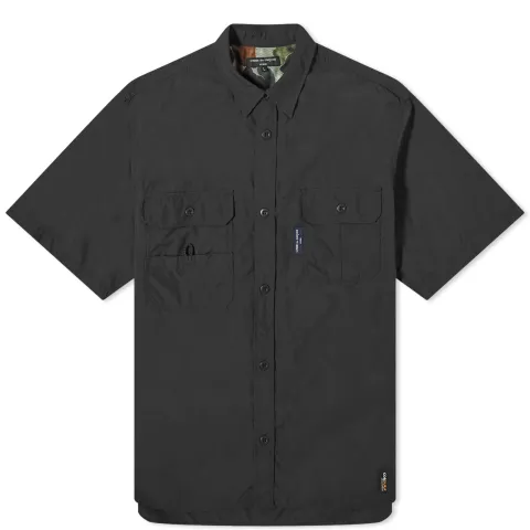 Nylon Double Pocket Short Sleeve Shi