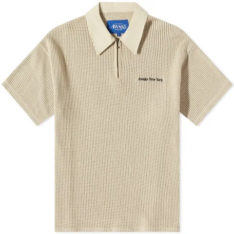 Open Knit Polo