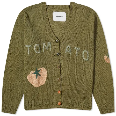 Story mfg. Tomatos Twinsun Cardigan
