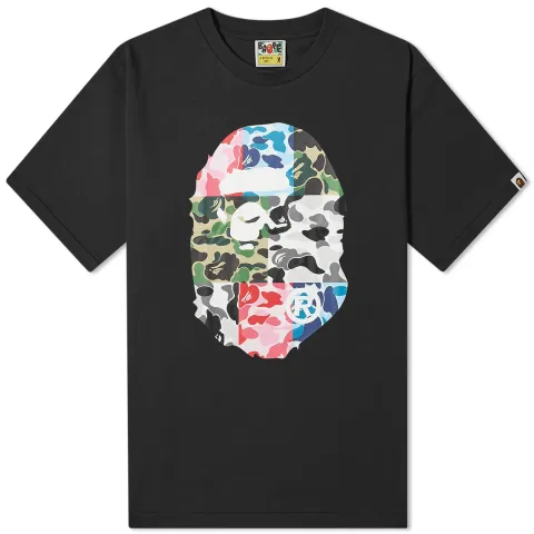 Abc Camo Crazy Big Ape Head T-Shirt