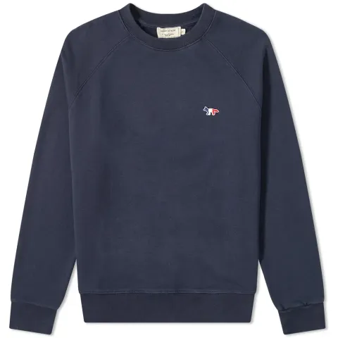 Maison Kitsuné Tricolour Fox Patch Crew