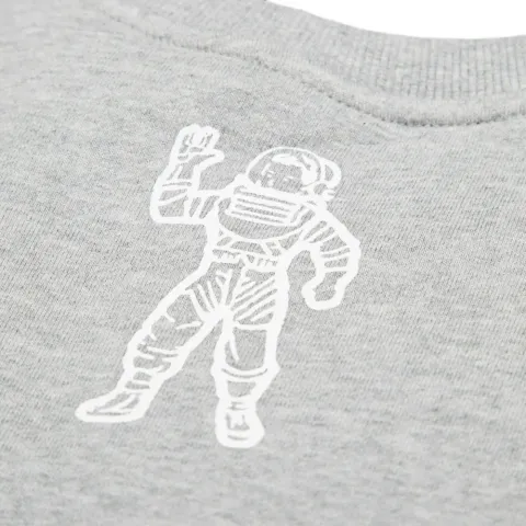Heather Straight Logo Crewneck