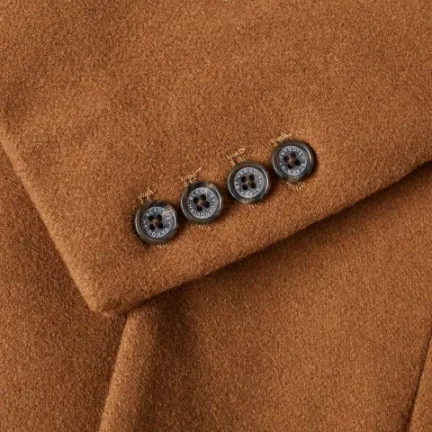 Black Wool Chesterfield Coat