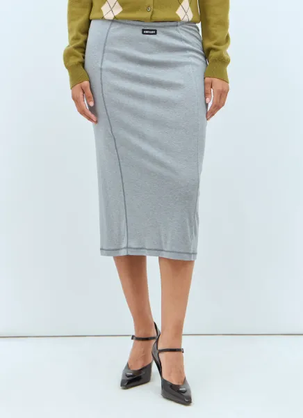 Silk Jersey Skirt