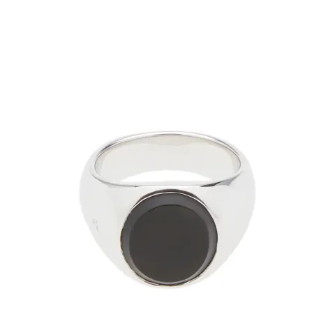 Oval Black Onyx Ring