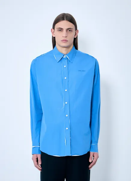 Raw Trims Poplin Shirt