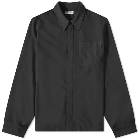 Wool Zip Overshirt