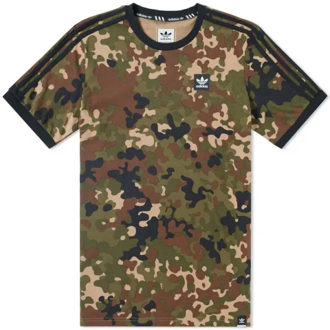 Camo Three Stripe Tee
