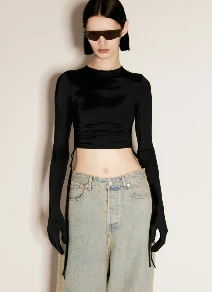 Long Sleeve Crop Top