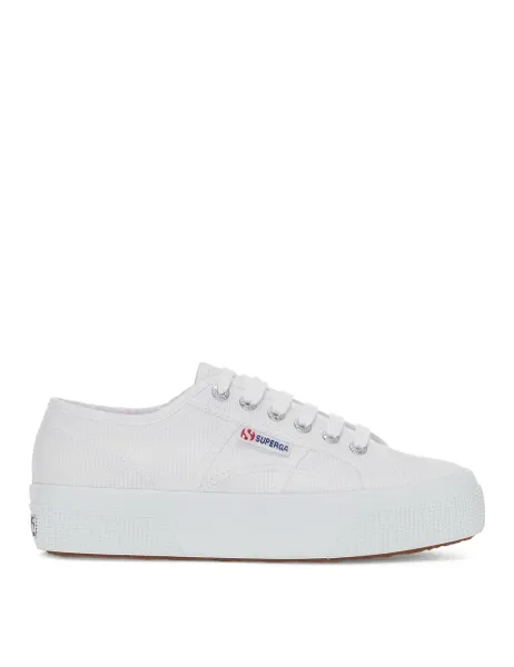 Superga 2740 Platform Canvas Lace Up Trainers