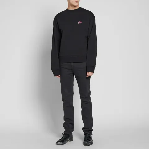 Embroidered Girls Crew Sweat