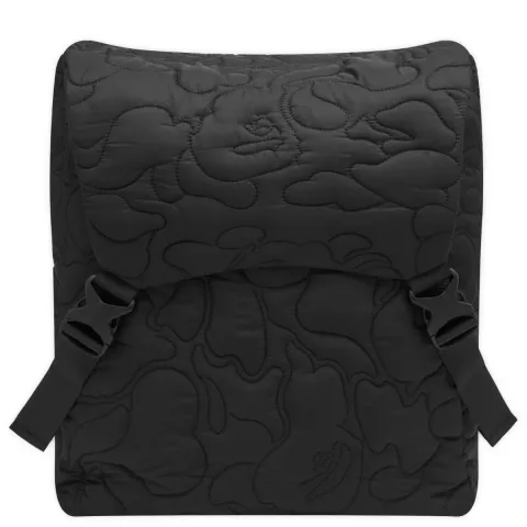 Neon Camo Quilted Backpack