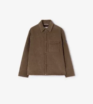 Corduroy Dalewood Overshirt in Sepia brown