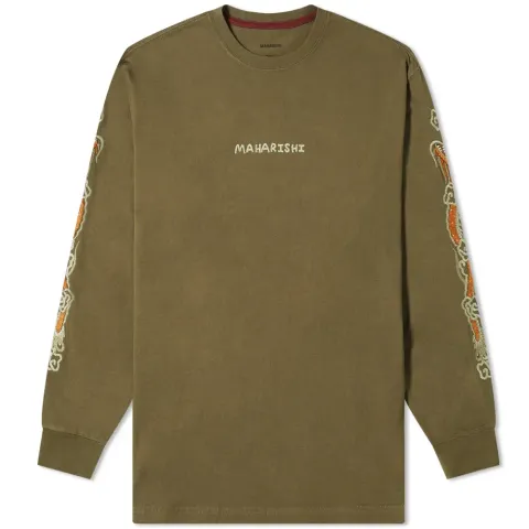 Long Sleeve Embroidered Souvenir T-Shirt