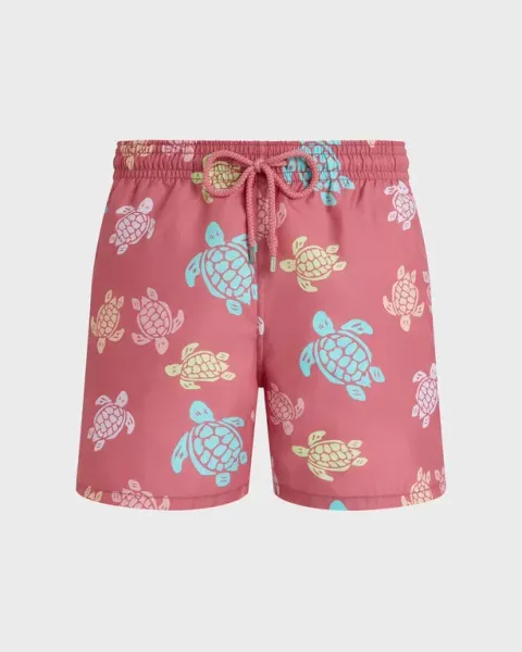 Vilebrequin Men Swim Shorts Tortues Multicolores