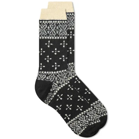 Bandana Pattern Crew Socks