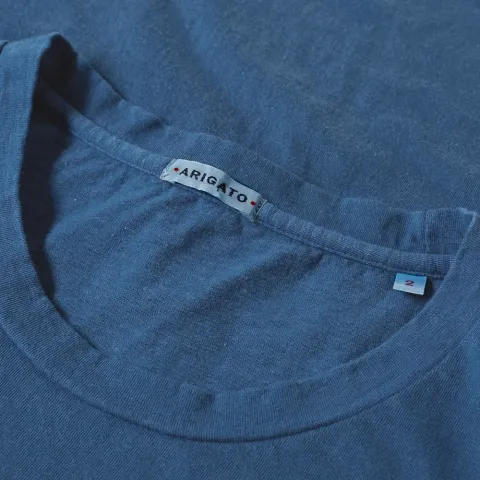 Hand Dyed Cotton Crew Neck Tee