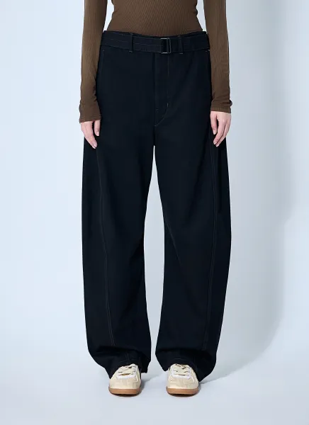 Belted Twisted Pants