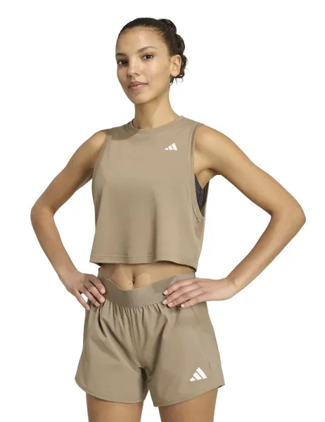Adidas Train Essentials Crew Neck Crop Vest Top