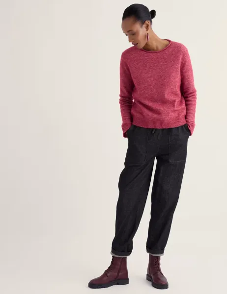 Seasalt Cornwall Wool Blend Jumper Pink