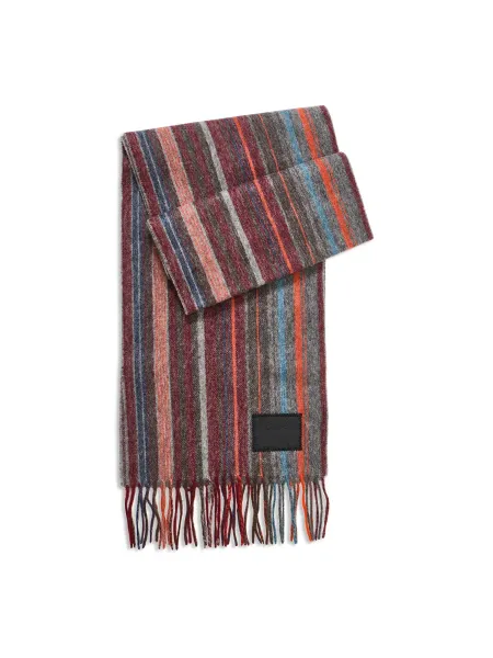 PS Paul Smith Lambswool Trent Stripe Scarf