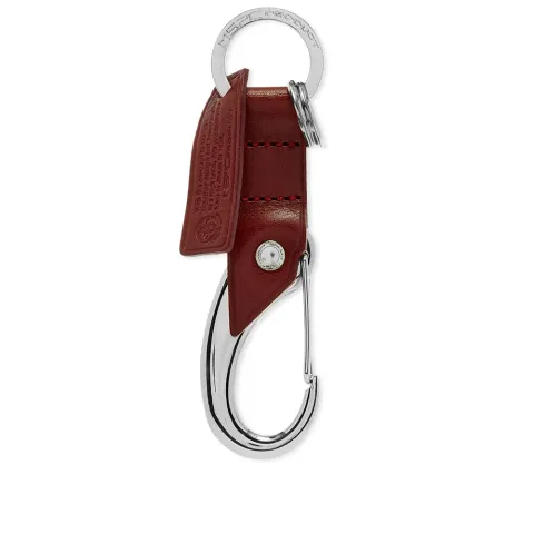Oil Leather Keyring
