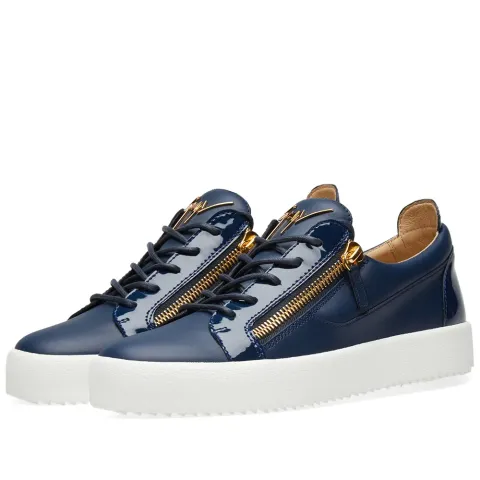 Double Zip Low Sneaker