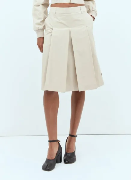 Pleated Midi Skirt