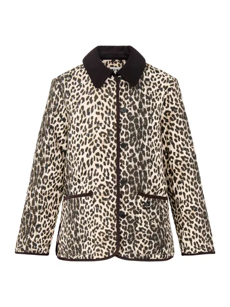 Rixo Earla Leopard Coat