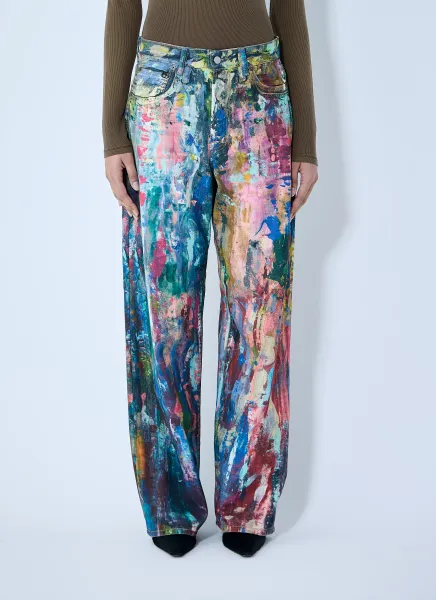 Paint-Splattered Jeans