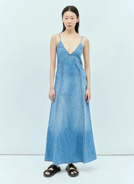 Denim Maxi Dress