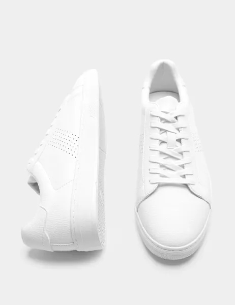 Marks & Spencer Lace Up Trainers White