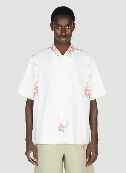 Floral Embroidered Shirt
