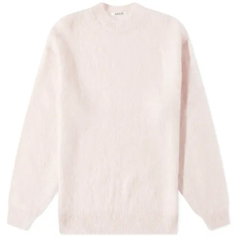 Brushed Mohair Crew Knit
