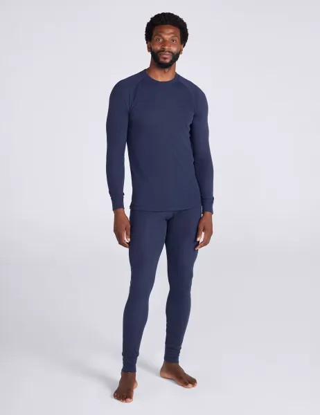 Talus Quick Dry Thermal Top & Pants Set Navy
