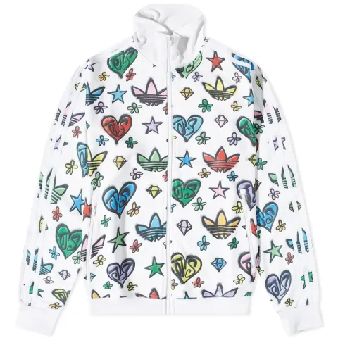 x Jeremy Scott Mono Fire Track Top