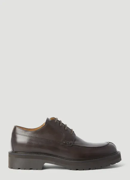 Leather Lace-Up Shoes
