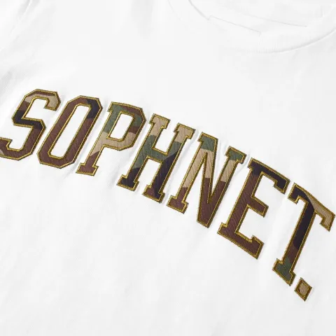 SOPHNET. Camo Arch Logo Tee