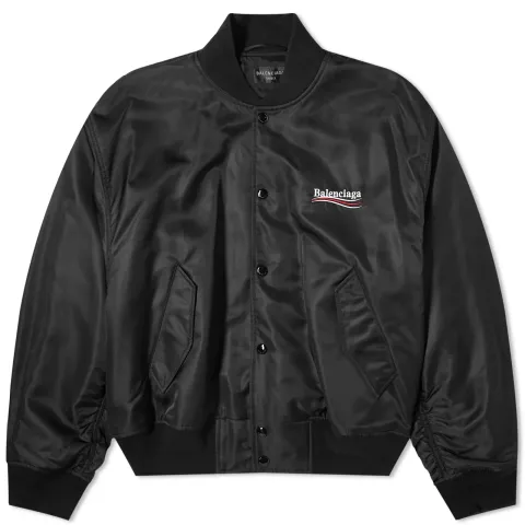 Political Campaign Oversized Bomber Jacket