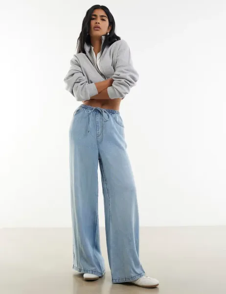 River Island Pure Lyocell Wide Leg Jeans