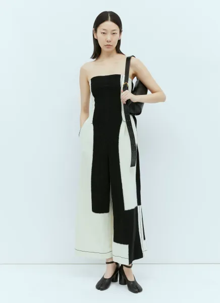 Rectilinear Milled Jumpsuit