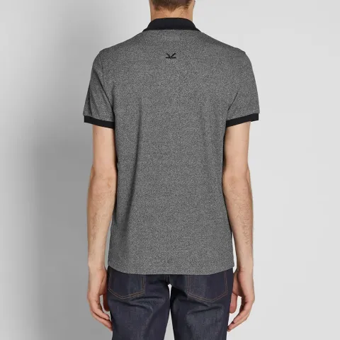 Contrast Collar Tiger Polo